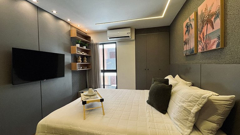 Flat a 50m do mar 203 Mares Cabo Branco - MyFlats