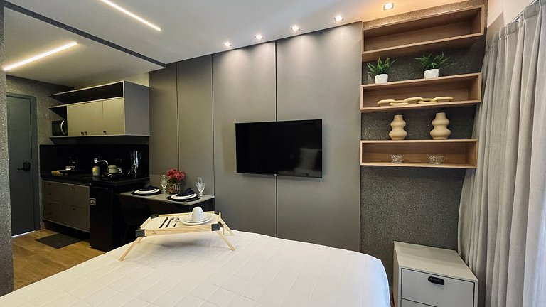 Flat a 50m do mar 203 Mares Cabo Branco - MyFlats