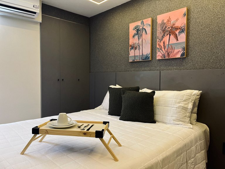 Flat a 50m do mar 203 Mares Cabo Branco - MyFlats