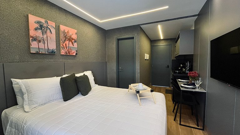 Flat a 50m do mar 203 Mares Cabo Branco - MyFlats