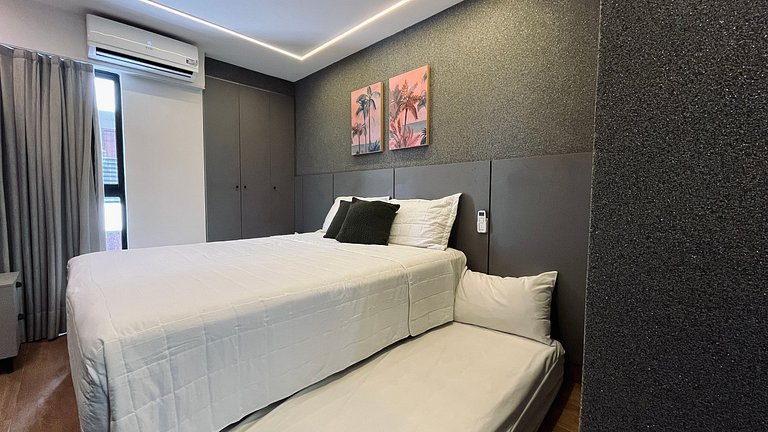 Flat a 50m do mar 203 Mares Cabo Branco - MyFlats