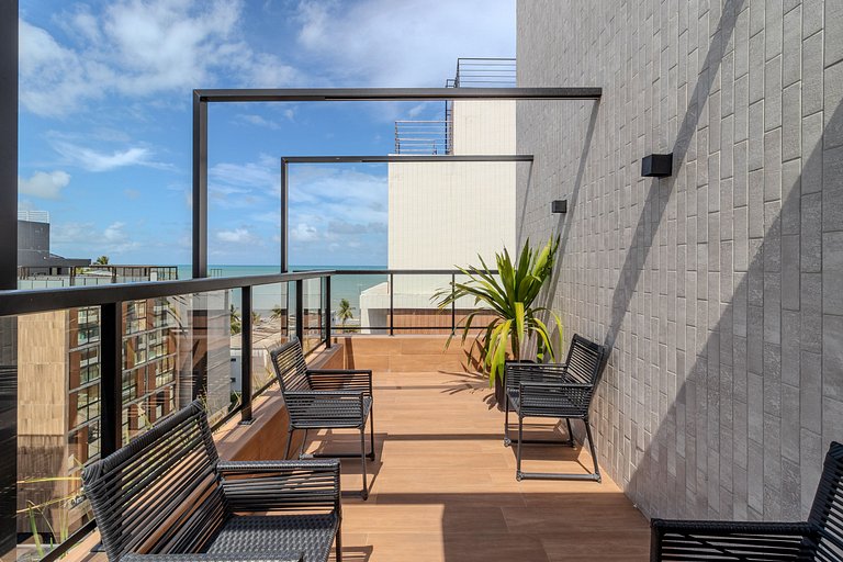 Flat a 50m do mar 203 Mares Cabo Branco - MyFlats