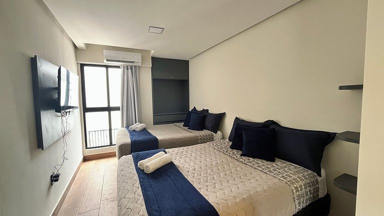 Flat a 50m do mar 309 Mares Cabo Branco - MyFlats