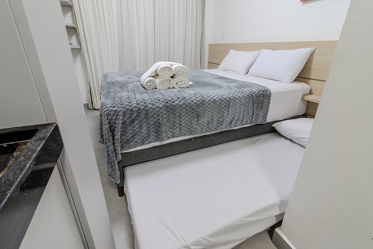 Flat a 50m do mar 527 Hit Cabo Branco - MyFlats