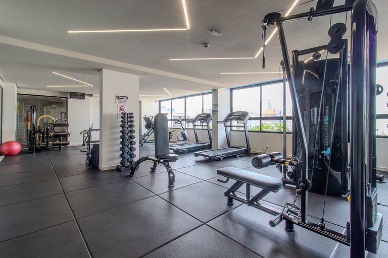 Flat a 200m da praia 414 Oceânica Cabo Branco