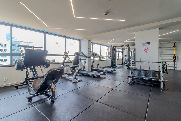 Flat a 200m da praia 414 Oceânica Cabo Branco