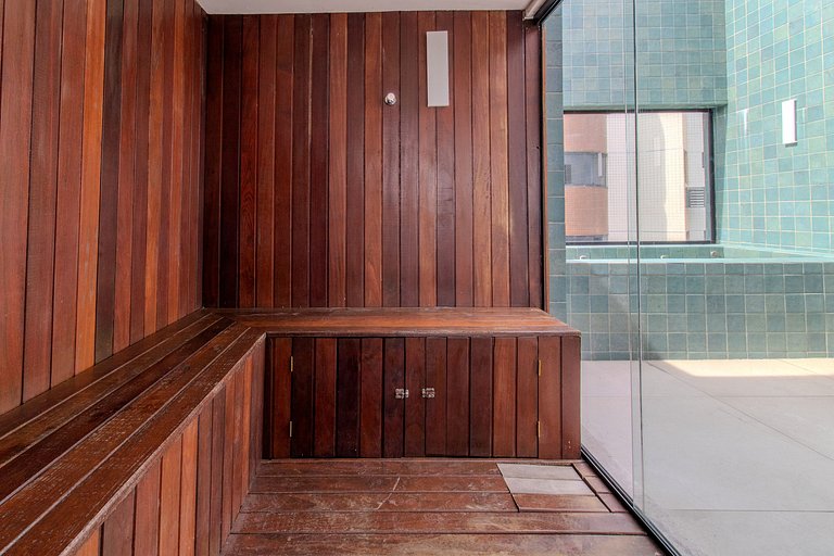 Flat a 200m da praia 414 Oceânica Cabo Branco