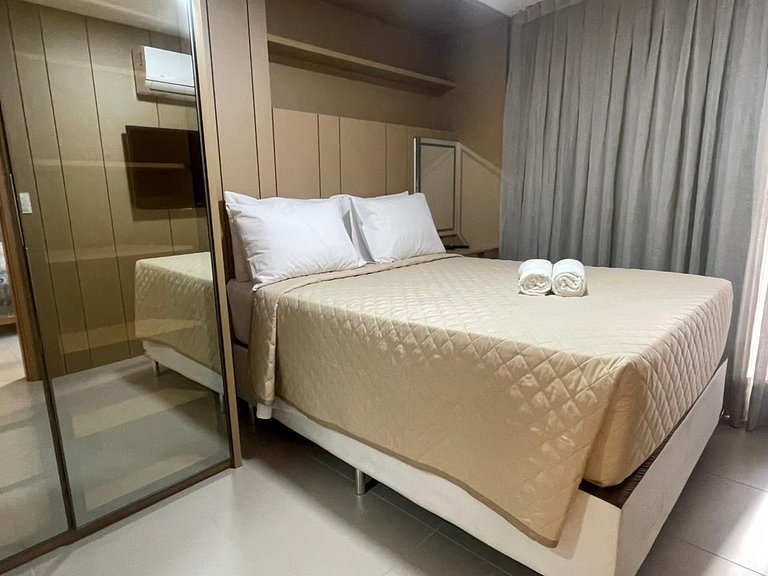 Flat a 200m da praia 414 Oceânica Cabo Branco