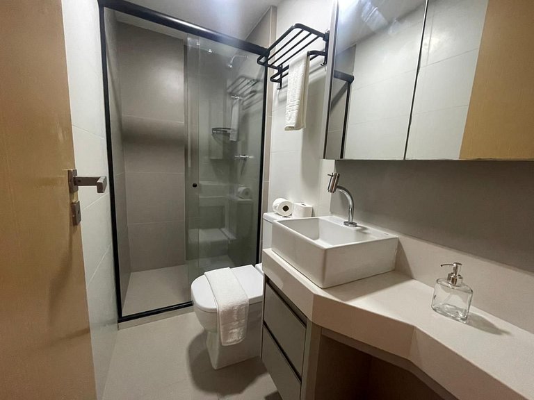 Flat a 200m da praia 414 Oceânica Cabo Branco