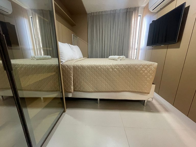 Flat a 200m da praia 414 Oceânica Cabo Branco