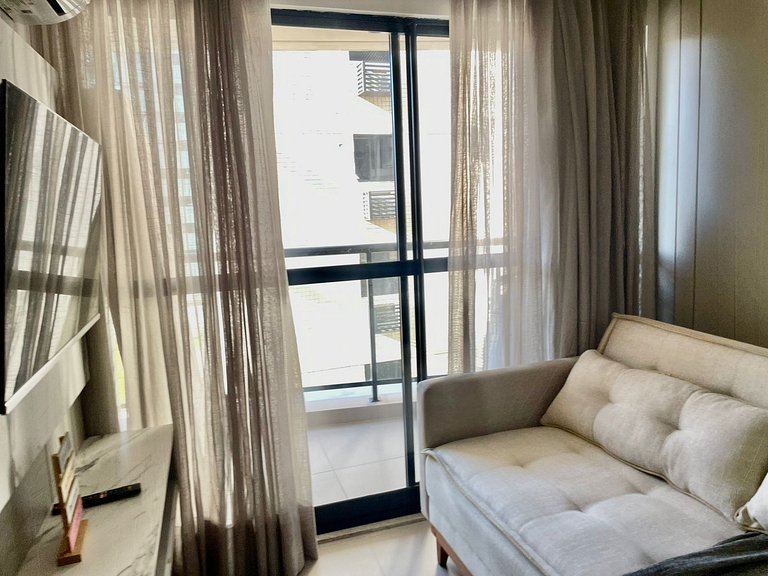 Flat a 200m da praia 414 Oceânica Cabo Branco