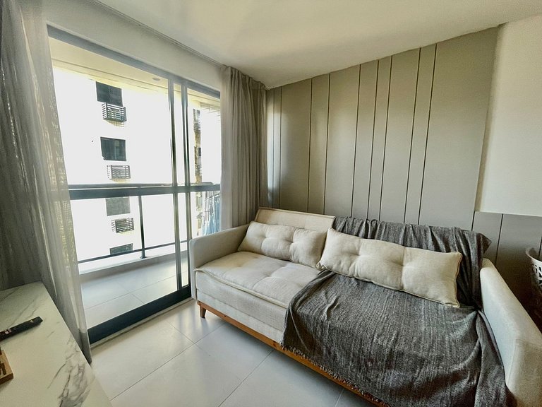 Flat a 200m da praia 414 Oceânica Cabo Branco