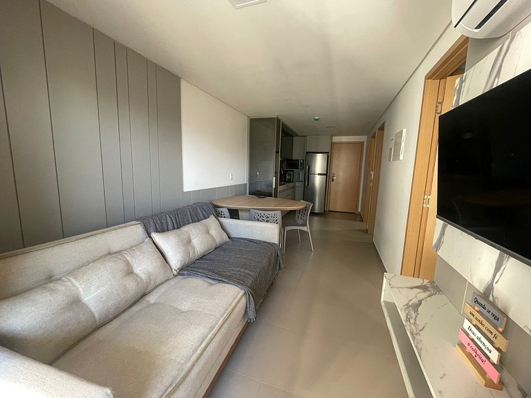 Flat a 200m da praia 414 Oceânica Cabo Branco