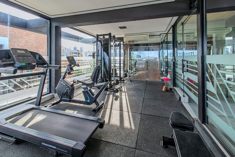 Flat pé na areia c/ vista lateral mar 317 Restinga