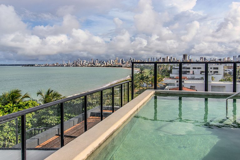 Flat pé na areia c/ vista mar 103 Restinga