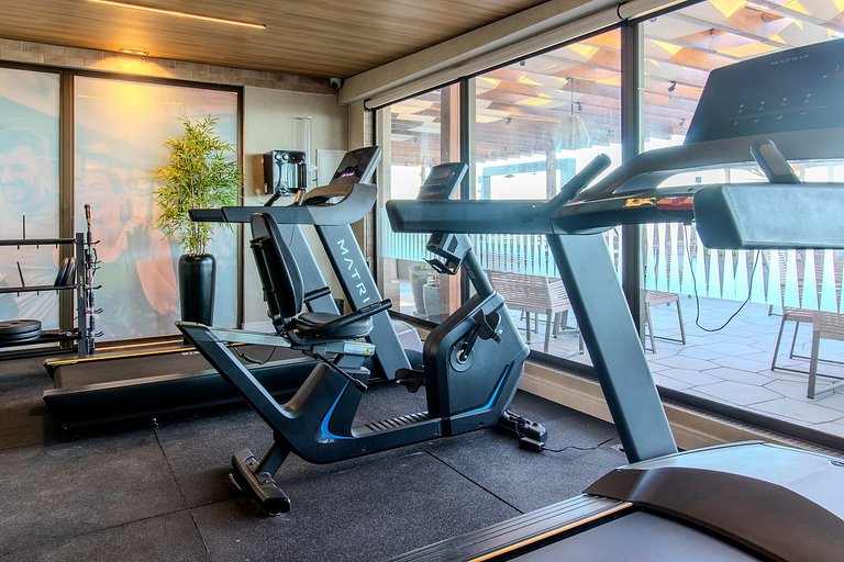 Flat pé na areia c/ vista lateral mar 312 Get Sens