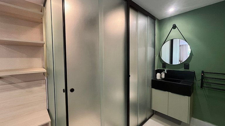 Flat pé na areia c/ vista lateral mar 312 Get Sens