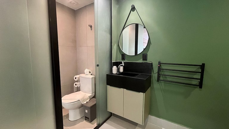 Flat pé na areia c/ vista lateral mar 312 Get Sens