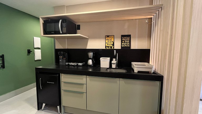 Flat pé na areia c/ vista lateral mar 312 Get Sens