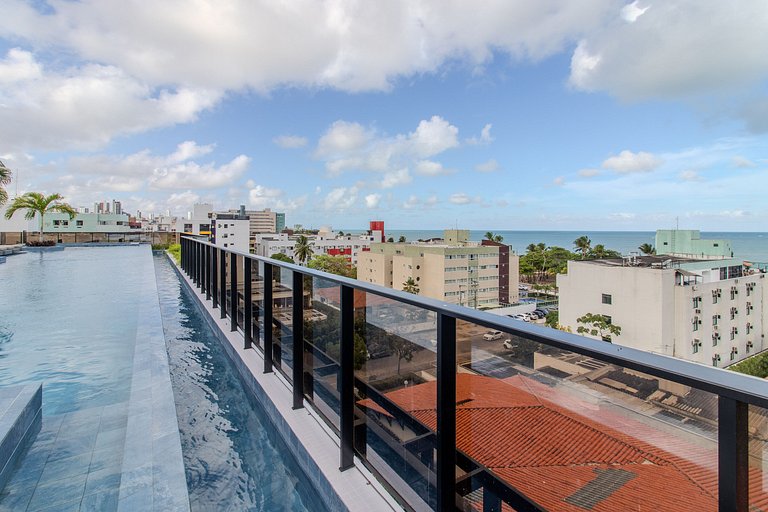 Flat a 50m do mar 601 Hit Cabo Branco - MyFlats