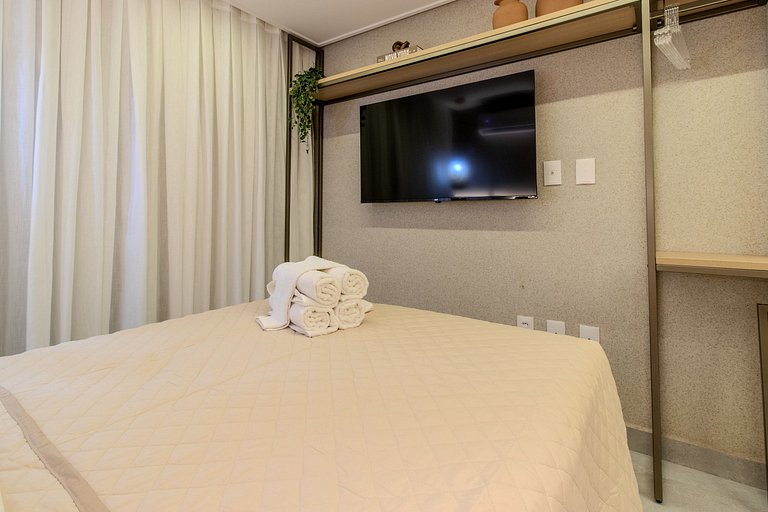 Flat a 50m do mar 239 Hit Cabo Branco - MyFlats