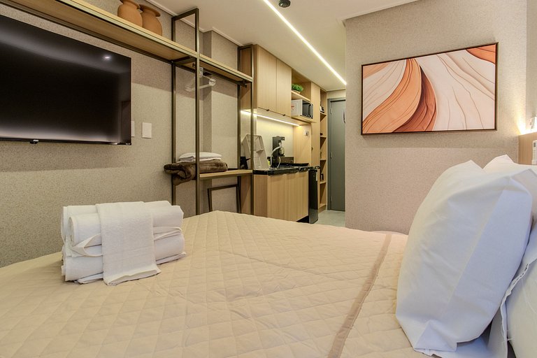 Flat a 50m do mar 239 Hit Cabo Branco - MyFlats