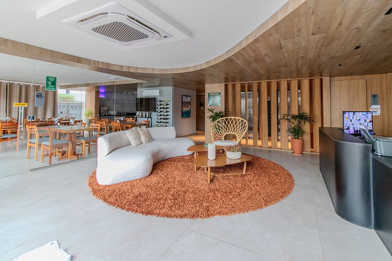 Flat a 200m do mar em Tambaú 204 W - MyFlats