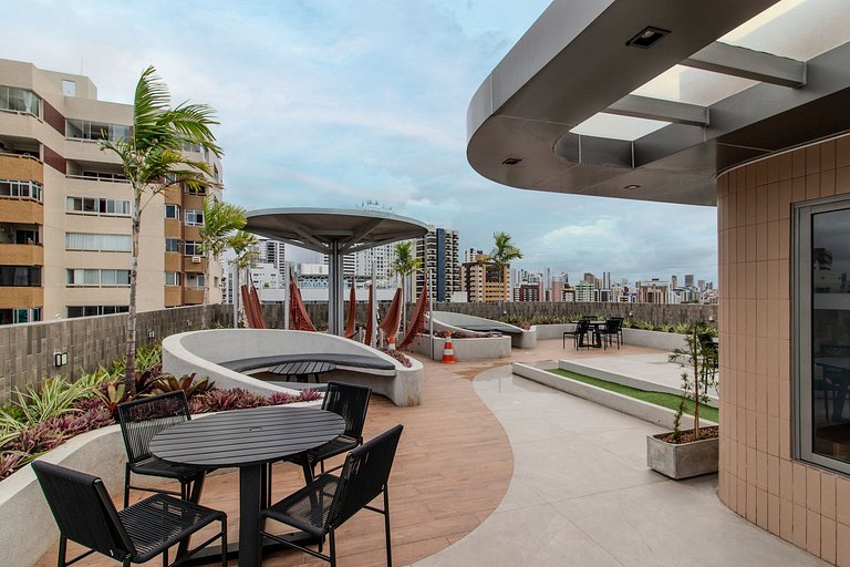 Flat a 200m do mar em Tambaú 204 W - MyFlats