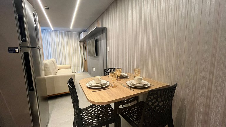 Flat a 50m do mar 601 Hit Cabo Branco - MyFlats