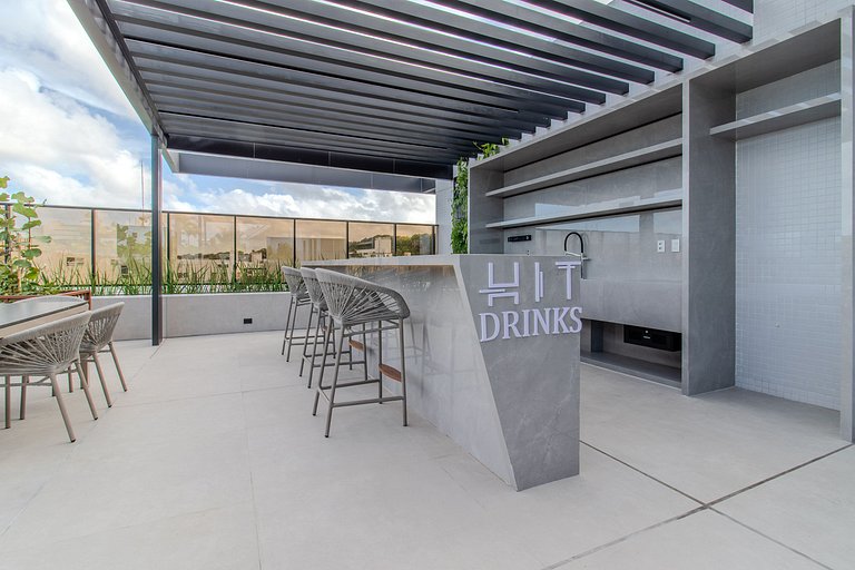 Flat a 50m do mar 601 Hit Cabo Branco - MyFlats