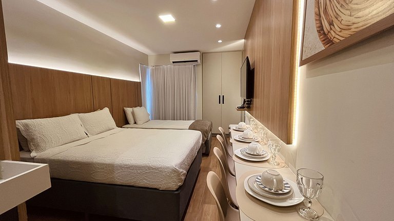 Flat a 50m do mar 501 Mares Cabo Branco - MyFlats