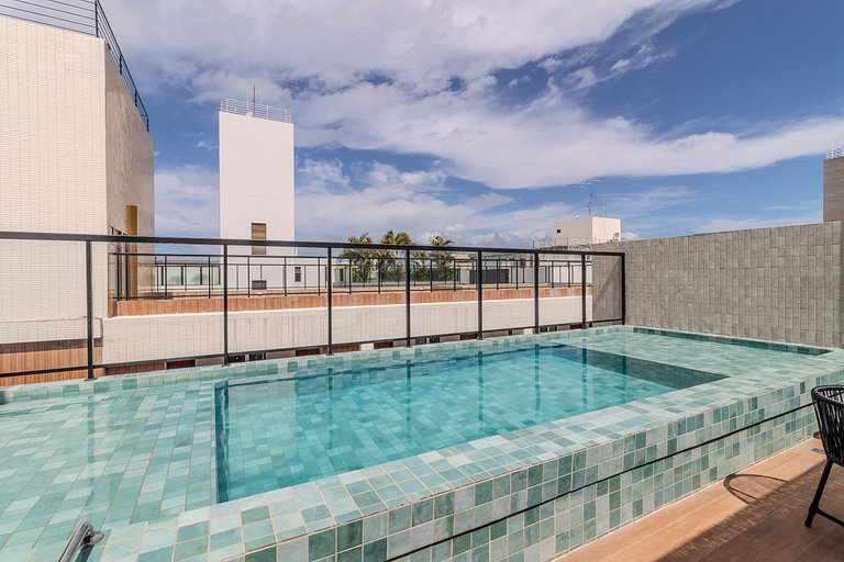 Flat a 50m do mar 304 Mares Cabo Branco - MyFlats