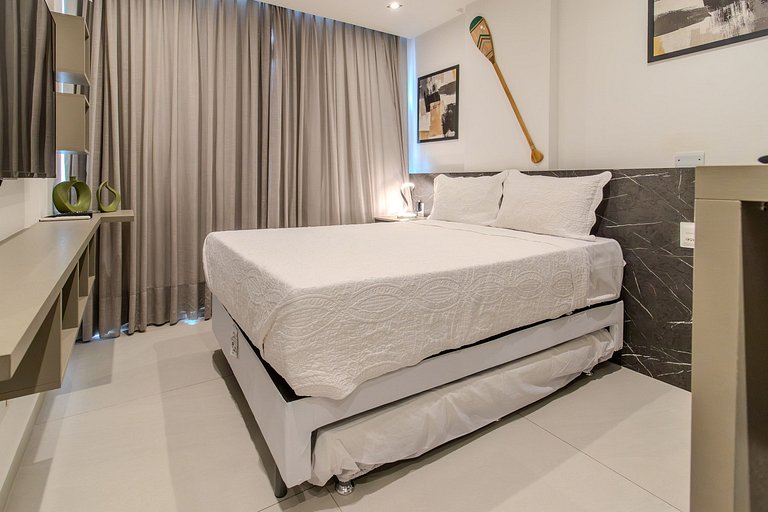 Flat pé na areia c/ vista mar 216 Breeze - MyFlats