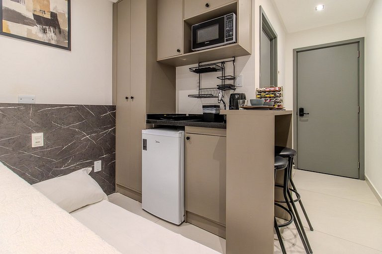Flat pé na areia c/ vista mar 216 Breeze - MyFlats