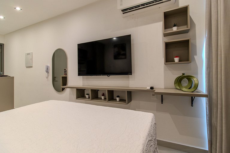 Flat pé na areia c/ vista mar 216 Breeze - MyFlats