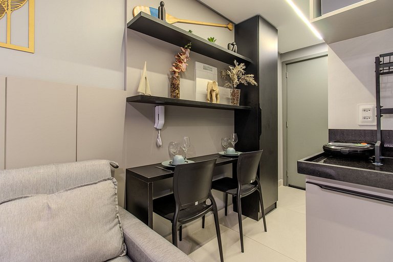 Flat pé na areia c/ vista mar 411 Breeze - MyFlats