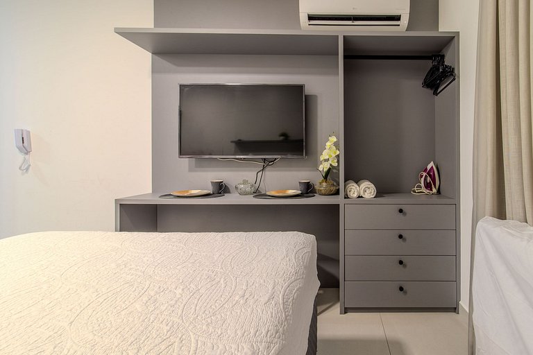 Flat pé na areia c/ vista mar 308 Breeze - MyFlats
