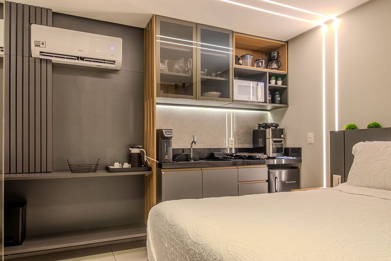 Flat pé na areia c/ vista mar 502 Breeze - MyFlats