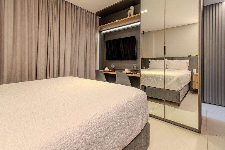 Flat pé na areia c/ vista mar 502 Breeze - MyFlats