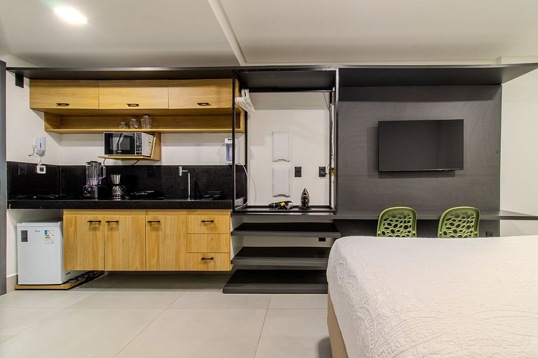 Flat pé na areia c/vista 203 Get Sense - MyFlats