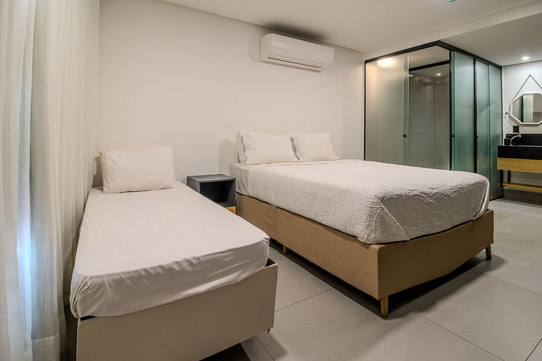 Flat pé na areia c/vista 203 Get Sense - MyFlats