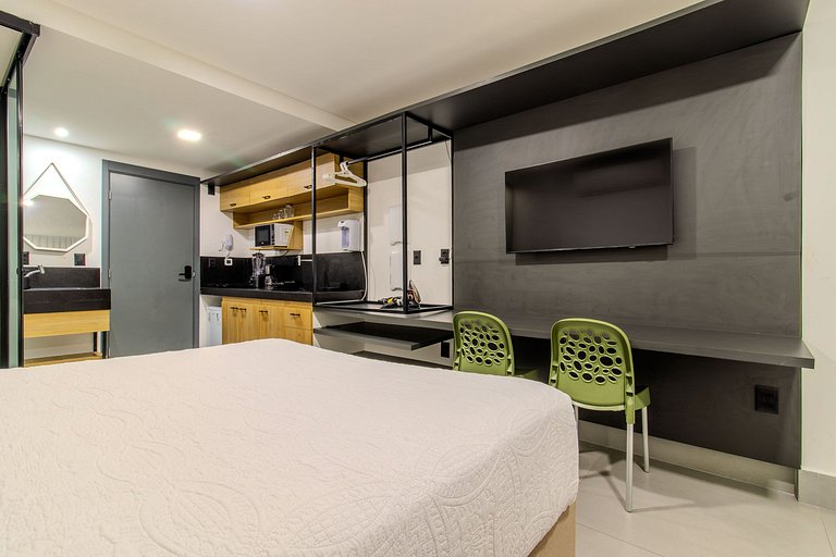 Flat pé na areia c/vista 203 Get Sense - MyFlats